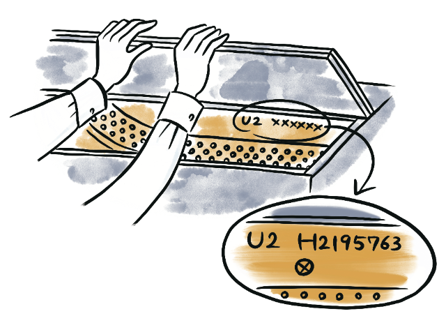 製造番号が確認できるか