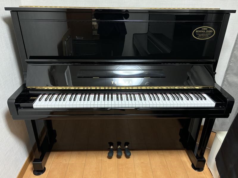 中古アップライトピアノ YAMAHA MC202 高さ116cm 製造1985年 - 鍵盤 
